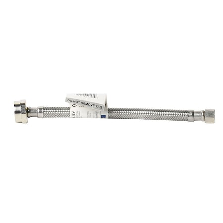 Thrifco Plumbing 3/8 Inch Comp x 7/8 Inch Ballcock x 16 Inch Long Stainless Steel Toilet Riser 4401441